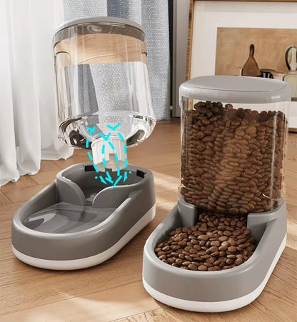 Dog Water Dispenser Automatic Cats Feeder Pet Feeder Dog Water Feeding Cat Drinking Water Flowing Water Gravity Food Feeder