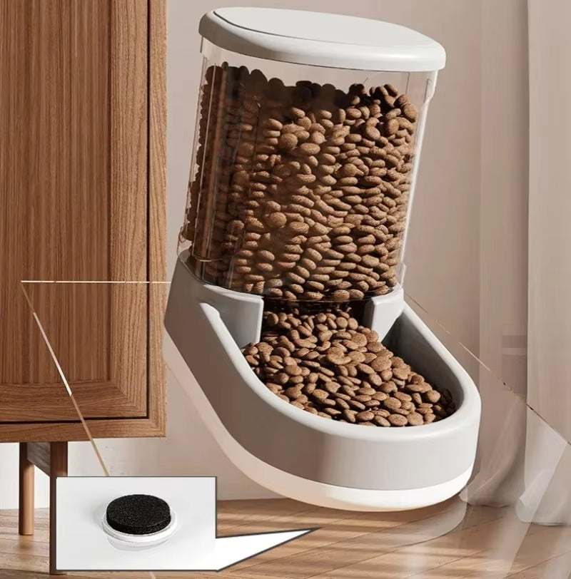 Dog Water Dispenser Automatic Cats Feeder Pet Feeder Dog Water Feeding Cat Drinking Water Flowing Water Gravity Food Feeder