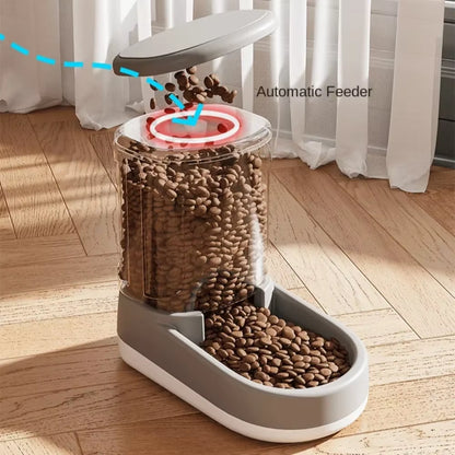 Dog Water Dispenser Automatic Cats Feeder Pet Feeder Dog Water Feeding Cat Drinking Water Flowing Water Gravity Food Feeder