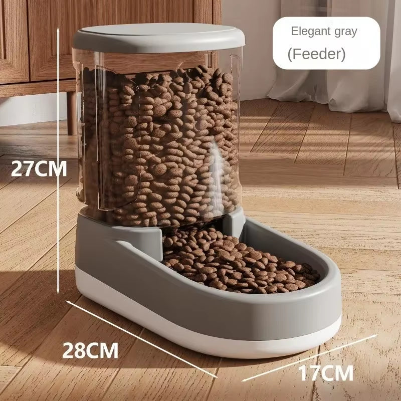 Dog Water Dispenser Automatic Cats Feeder Pet Feeder Dog Water Feeding Cat Drinking Water Flowing Water Gravity Food Feeder