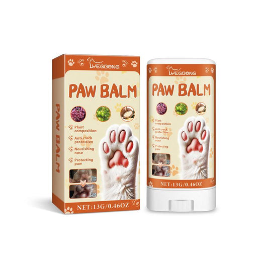 Special Pet Paw Balm. Anti-Cracking Paw Balm for Dogs' Feet and Claws. Nourishing and Cleaning Paw Cream for Cats' Pads.