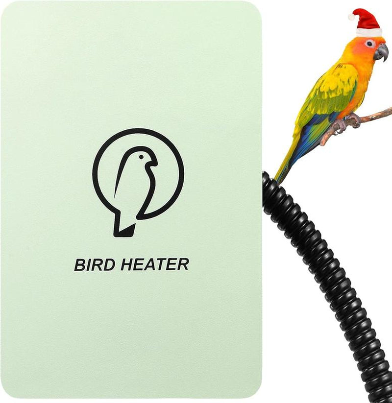 3.7"X5.7" Newest Upgraded Winter Outdoor Bird Bath Heater, Bird Bath Heater, Bird Heater, Cage Bird Heater - Bird Cage Accessories, Parrot Cage Accessories for All Kinds of Birds