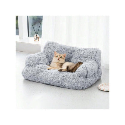 Robotime Mewoofun Pet Bed for Cats & Small Dogs, Washable Puppy Sleeping Bed Cat Couch Pet Sofa Bed, Soft Calming Cat Sofa Beds for Indoor Cats Anti-Slip Bottom