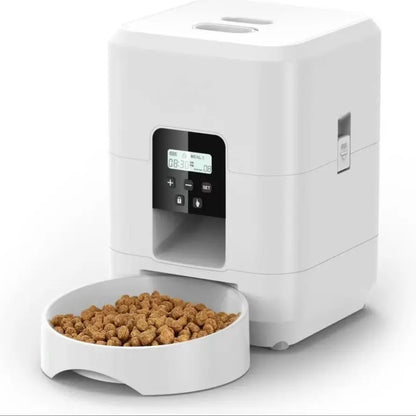 Automatic Cat Feeder Wifi Smart Food Pet Dispenser 2L Wifi Timed Quantitative Automatic Cat Food Dispenser Cat Dog Bowl