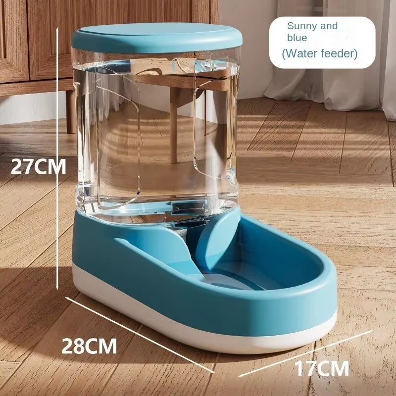 Dog Water Dispenser Automatic Cats Feeder Pet Feeder Dog Water Feeding Cat Drinking Water Flowing Water Gravity Food Feeder