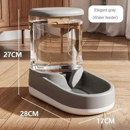 Dog Water Dispenser Automatic Cats Feeder Pet Feeder Dog Water Feeding Cat Drinking Water Flowing Water Gravity Food Feeder