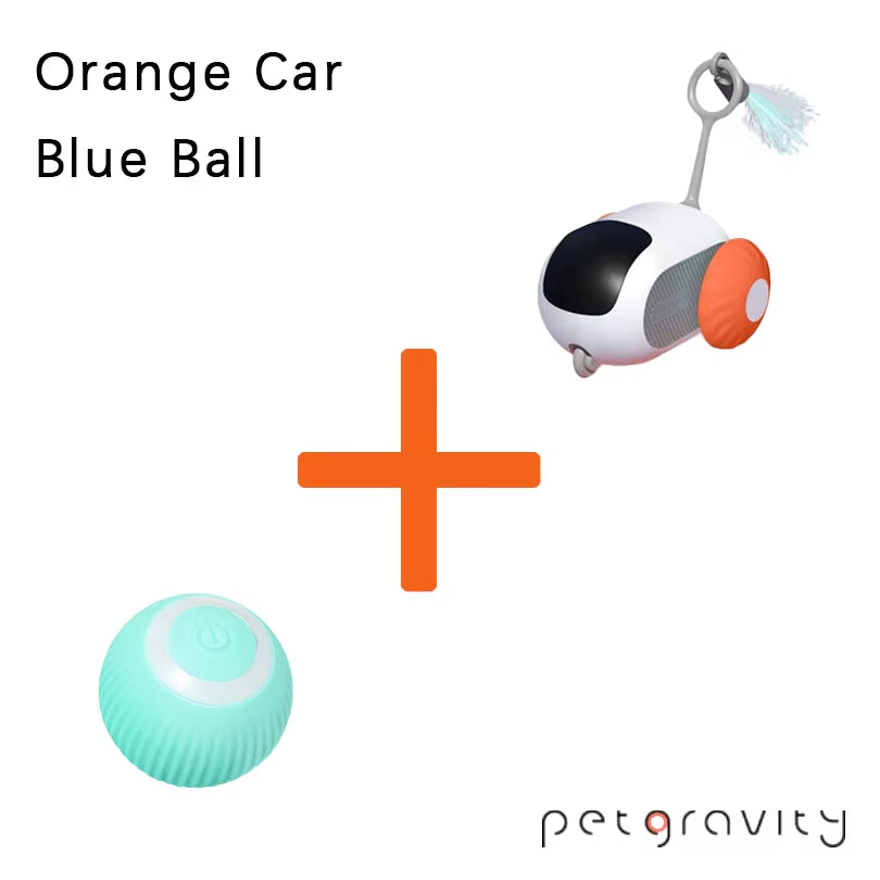 Pet Gravity Cat Smart Interactive Car Toy Automatic Moving Remote Mouse Indoor Kitty Ball Toys Controlled Car for Dogs Playing