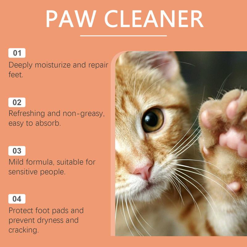 Special Pet Paw Balm. Anti-Cracking Paw Balm for Dogs' Feet and Claws. Nourishing and Cleaning Paw Cream for Cats' Pads.