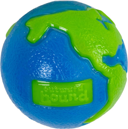 Outward Hound by  Orbee-Tuff Planet Ball Blue/Green Treat-Dispensing Dog Toy, Medium