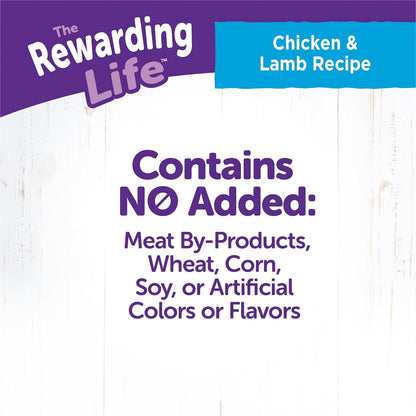 Rewarding Life Dog Treats, Natural, Training Treat, Grain Free, Soft Chicken & Lamb (6 Ounce Bag)