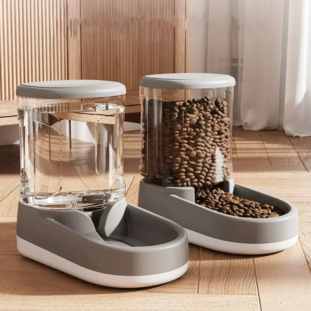 Dog Water Dispenser Automatic Cats Feeder Pet Feeder Dog Water Feeding Cat Drinking Water Flowing Water Gravity Food Feeder